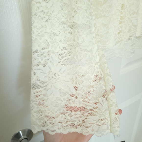 NWT Simply Styled Long Sleeve Lace Top - Picture 5 of 10